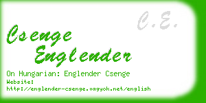 csenge englender business card